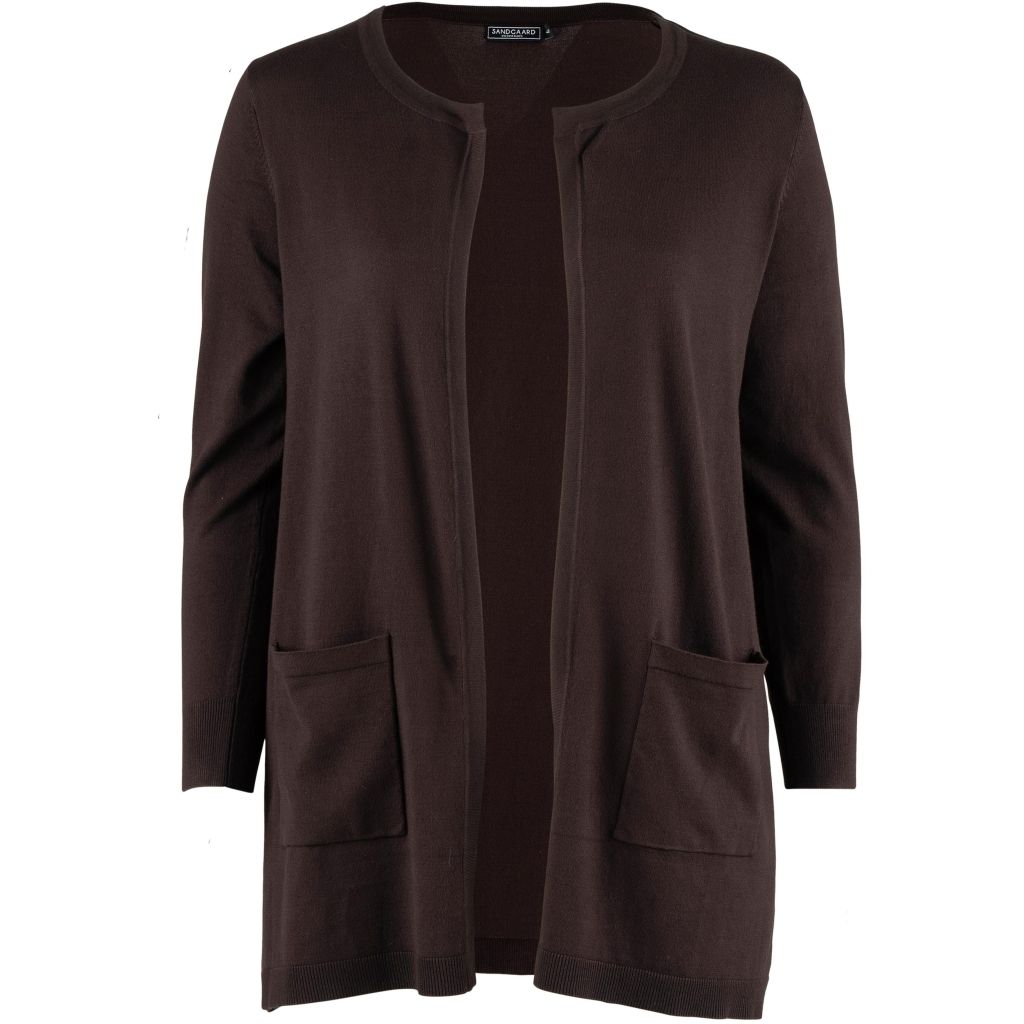 Studio Helsinki lang vest Donkerbruin SG132