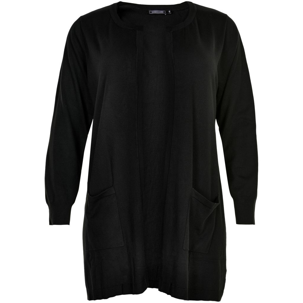 Studio Helsinki lang vest Zwart SG132