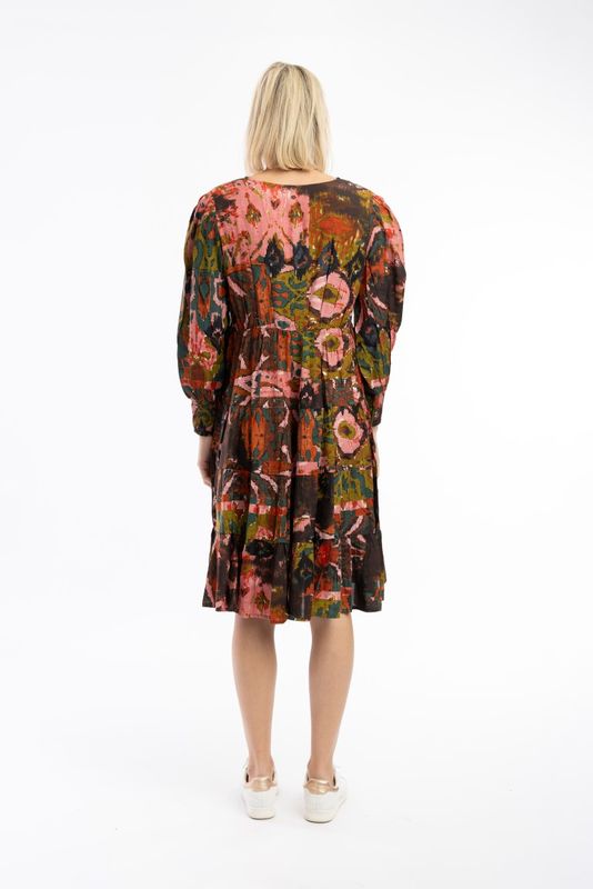 Orientique Diamonds Dress V Layers Print 31033