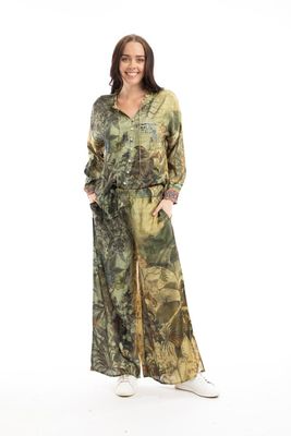 Orientique Digital Blouse Buttonthrough Orient 72533