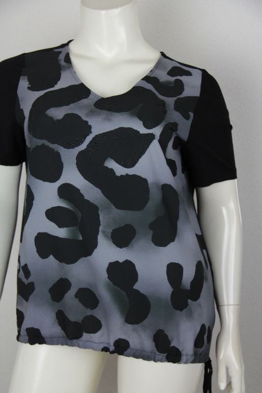 Samoon shirt Zwart 470011-86013