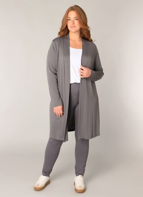 Base Level Curvy Ayla Long Dark Grey 7000001