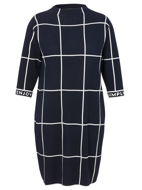 Via Appia Jurk Marine / Creme 2515812