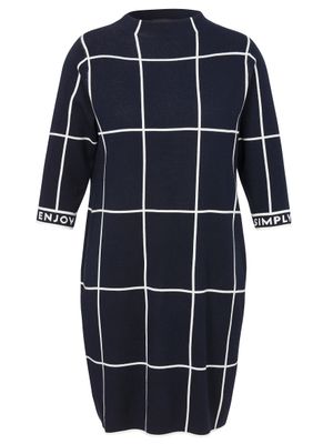 Via Appia Jurk Marine / Creme 2515812