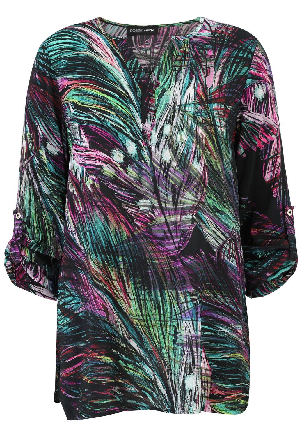 Doris Streich Blouse Rood Roze 248701