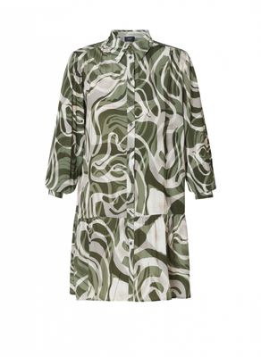Yest Curve Gwyneth Army Green/Multi-Col A005789
