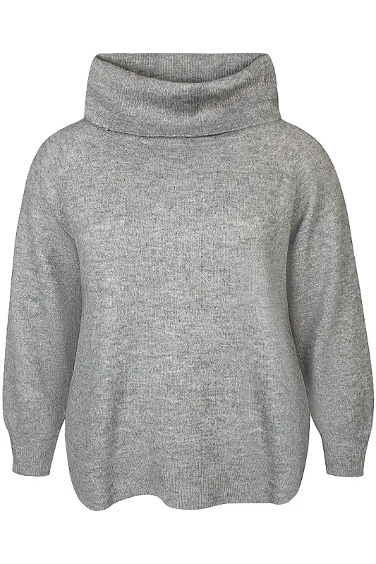 zhenzi Pullover Lange Mouw Zwart Zh-Elga 892