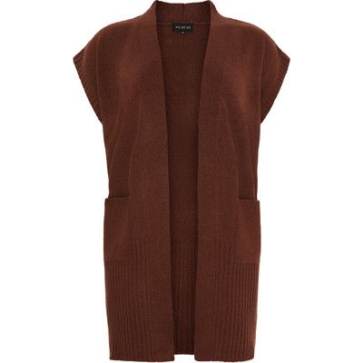 No.1 BY OX Long waistcoat Syrah Red 62629-C