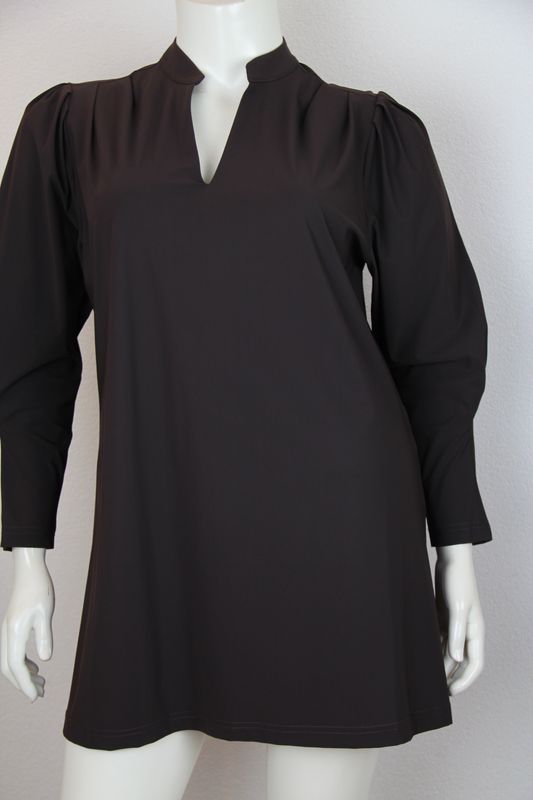 Only-M Tuniek LM met plooien SC Nutella SC.MAG.015ADG