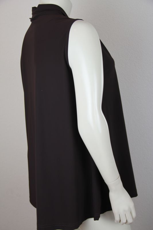 Only-M Top ZM kort V Shawlkraag SC DG Nutella SC.TOP.009BDG