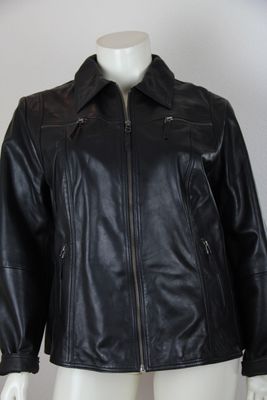 NO.1 by OX leder jas zwart 15018 zwart