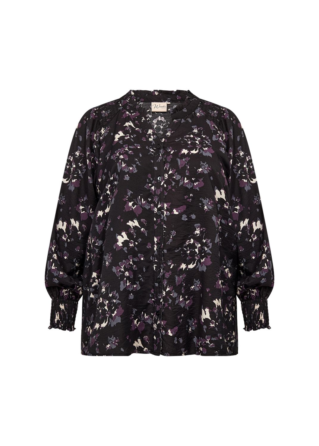 Wasabi Concept Blouse  WA-SVALA1 Zwart W10585