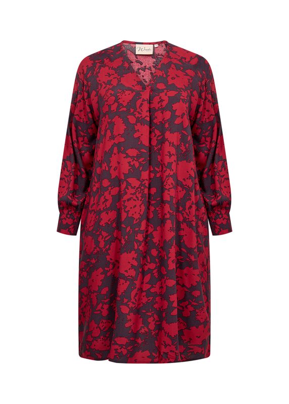 Wasabi Concept Jurk WA-SAPHINA3 Rood print W10579