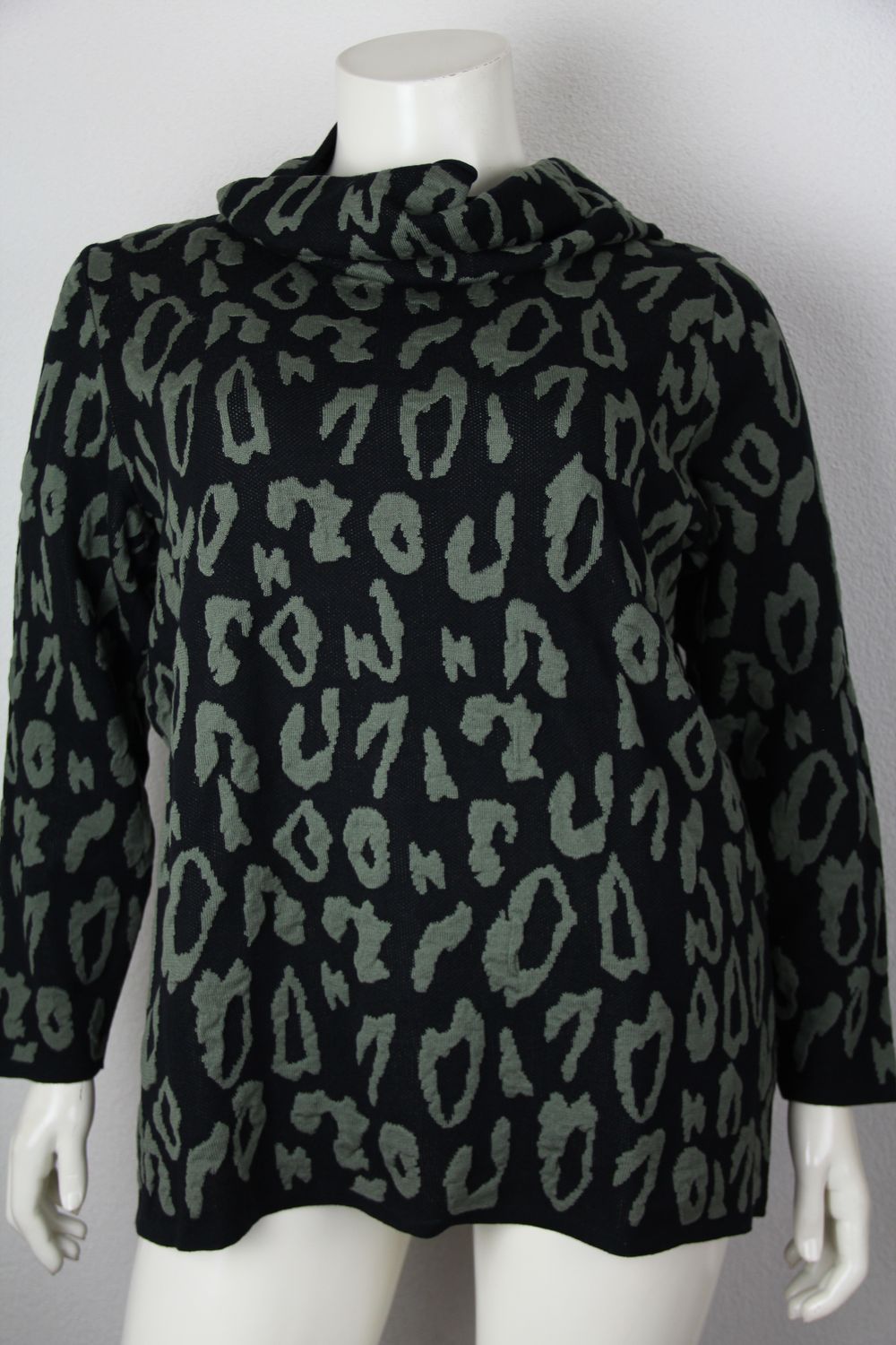 Netwalk Trui Zwart Groen 30021
