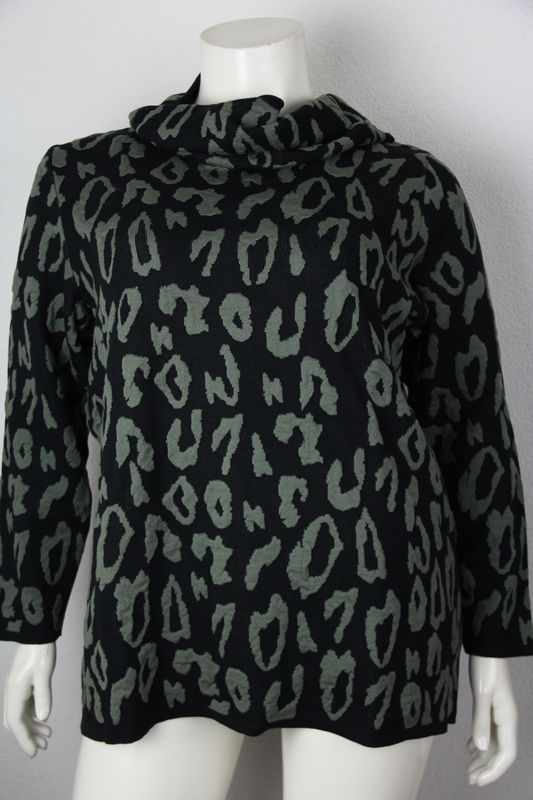 Netwalk Trui Zwart Groen 30021