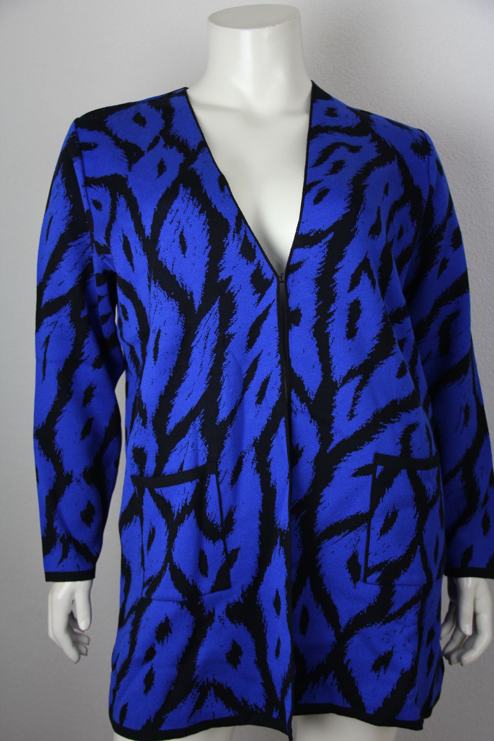 Netwalk Vest Blauw Zwart 30023