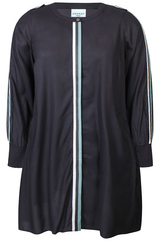 zhenzi Zh-Allie 1192 Jurk lange mouw print 201192