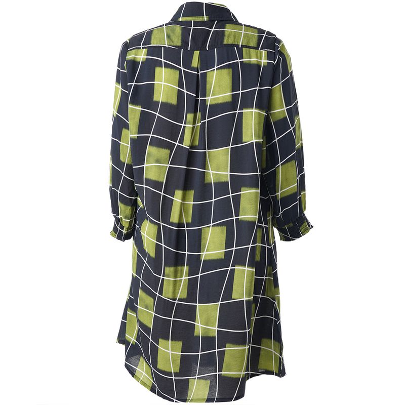 Studio SEmilie Shirt Black with squares with white S261810