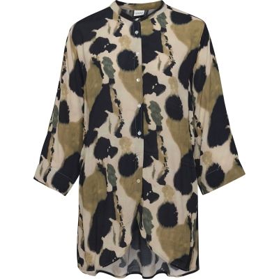 Gozzip GMonna Shirt Tuniek Beige Black G261035