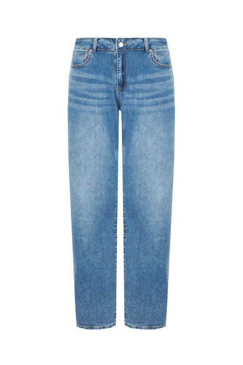 Exxcellent Essentials: Katie straight leg jeans Denim Mid Blue 00XNE02