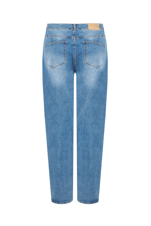 Exxcellent Essentials: Katie straight leg jeans Denim Mid Blue 00XNE02