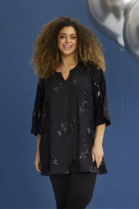 zhenzi tuniek zwart Dusa572