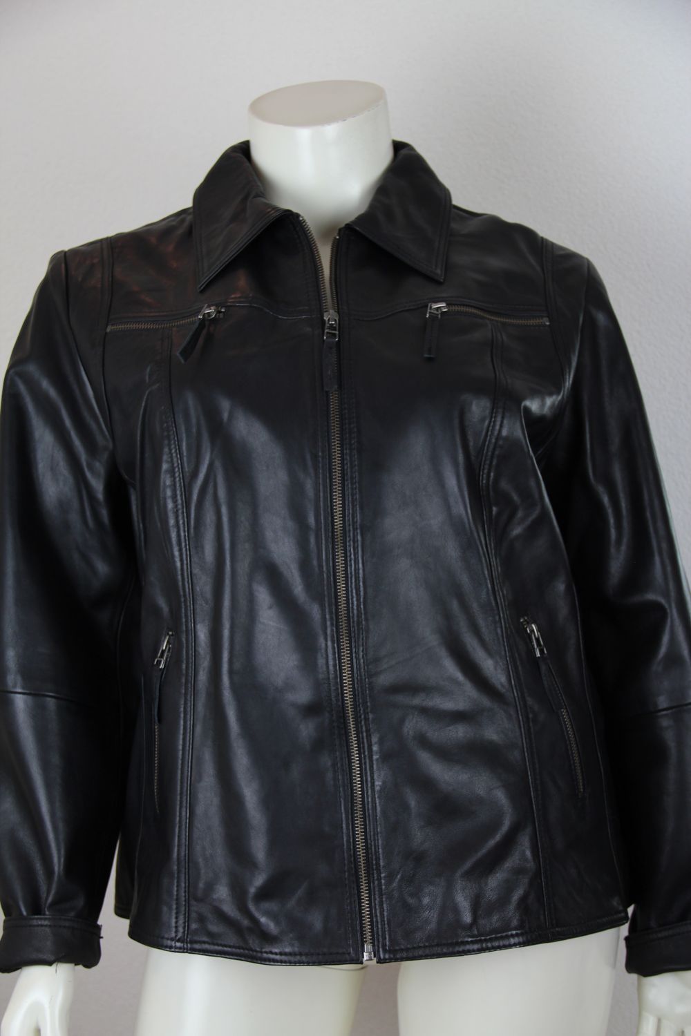 No.1 by Ox leder jas zwart 15018 zwart
