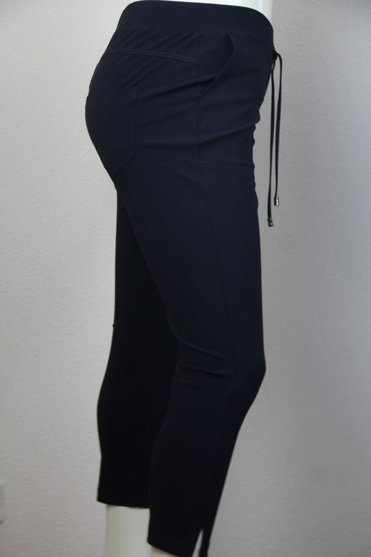 Only-M Pantalon 7/8 met splitje SC Strong D Navy SC.PAN.S.029DG