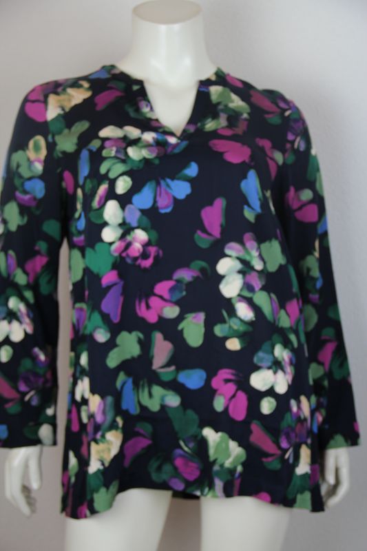 Samoon Blouse Donkergroen 460017-84019 Samoon Blouse Donkergroen 460017-84019