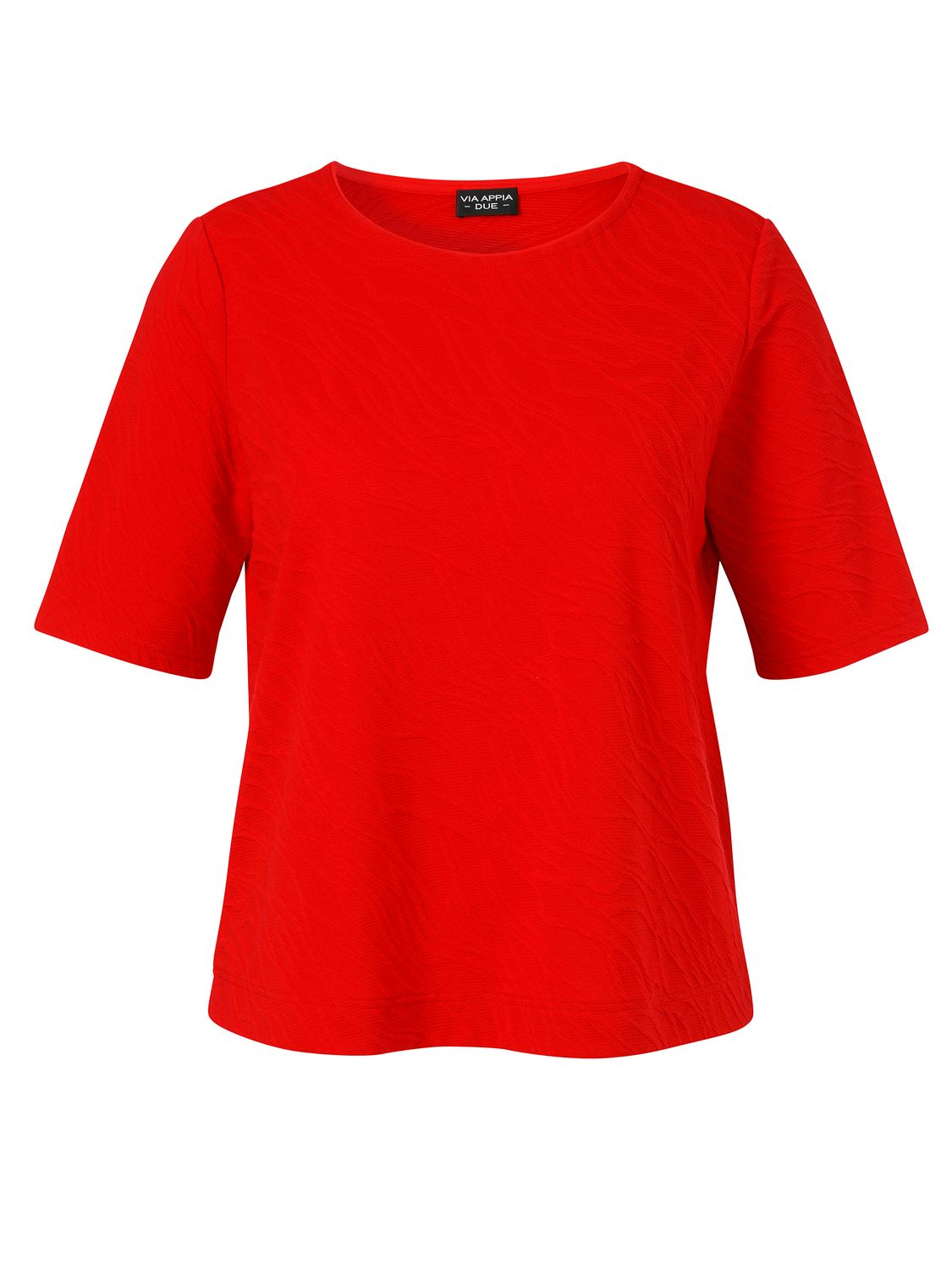 Via Appia Due T-shirt ronde hals Rood 2621770