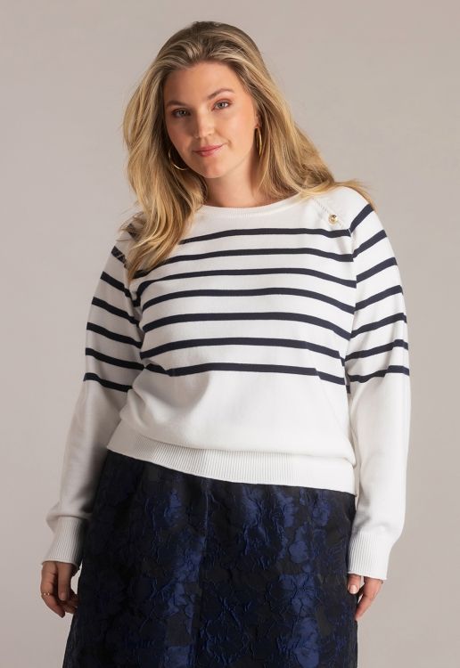 Yest Curve Jozina Antique White/Navy A006247