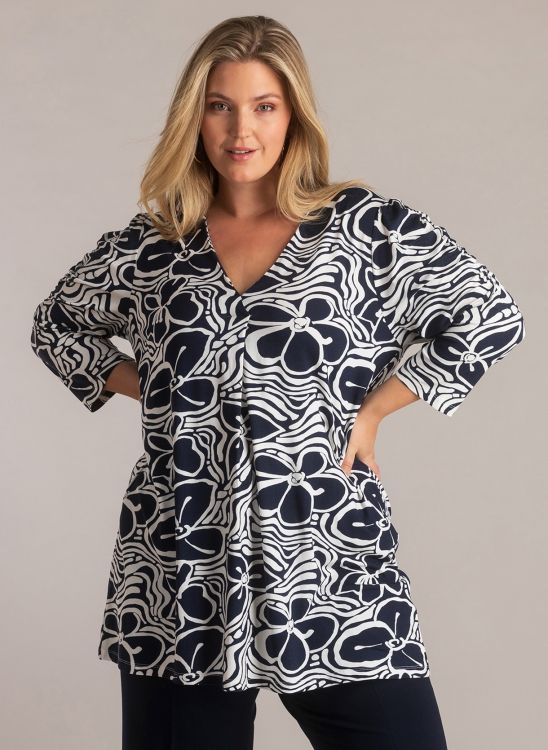 Yest Curve Jovita Navy/Off White A006126