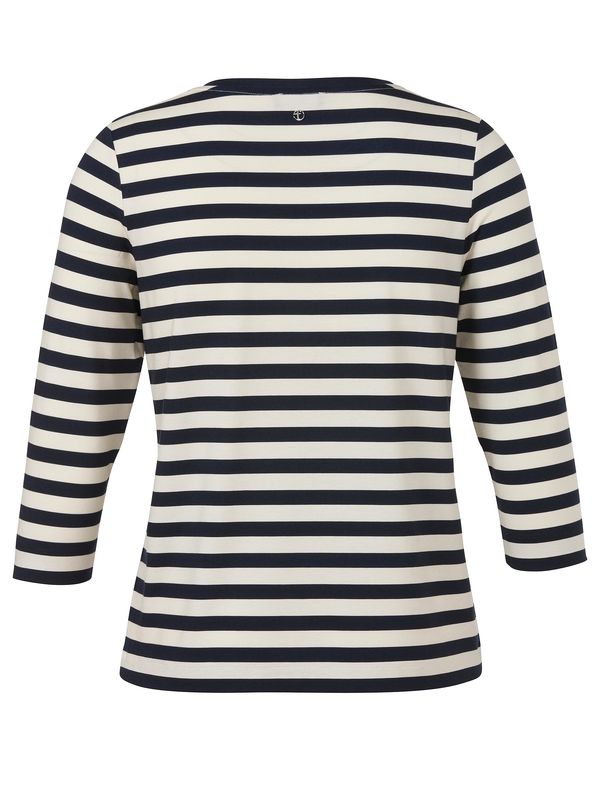 Frapp T-shirt ronde hals 3/4 mouw Marine / Stone 2661410