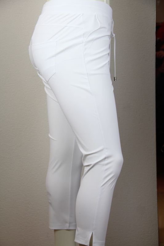 Only-M Pantalon 7/8 met splitje SC Strong D Optic Bianco SC.PAN.S.029DG
