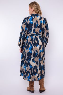 Exxcellent Jovie dress Moon Rock/Dark Sapphire 26VQE01