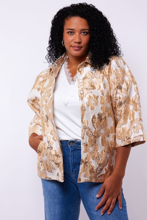 Exxcellent Kiranne jacket Sand/Light Camel 26VZE36