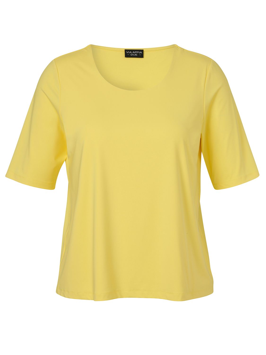 Via Appia Due T-shirt ronde hals Geel 2611727