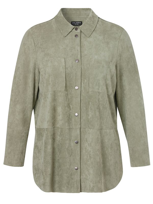 Via Appia Due Blouse Olijfgroen 2611785