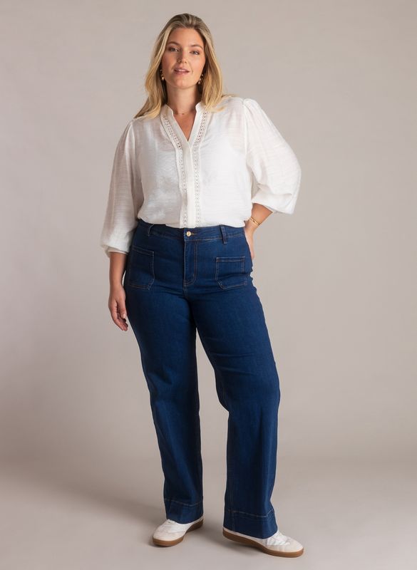 Yest Curve Jelka Denim Stone Wash Blu A006037