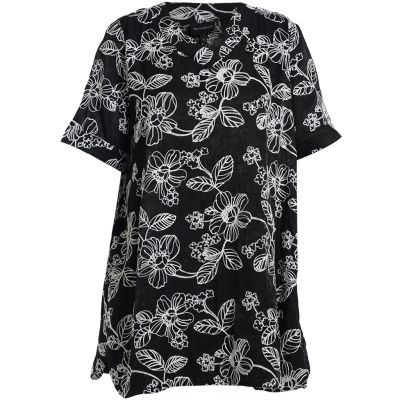 Studio Kira tuniek Zwart met wit S262882