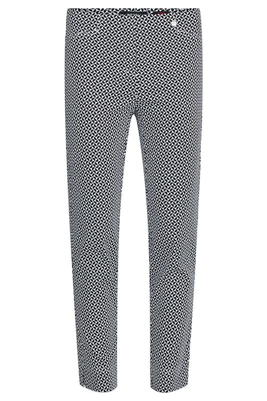 Robell Broek Rose 09 68 cm Zwart print 51622 55109