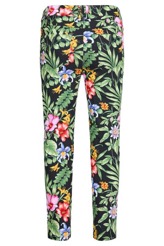 Robell Broek Buks Rose 09 68 cm Zwart print 51538 55104