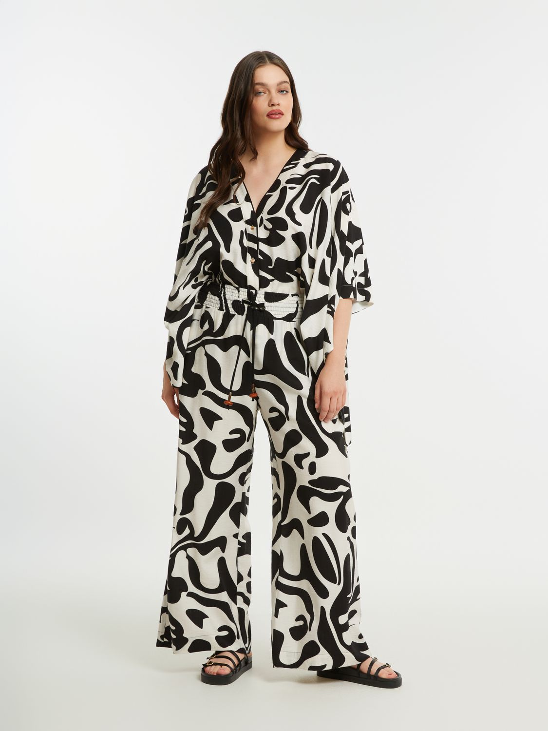 Mat Broek Zwart 8501.2058