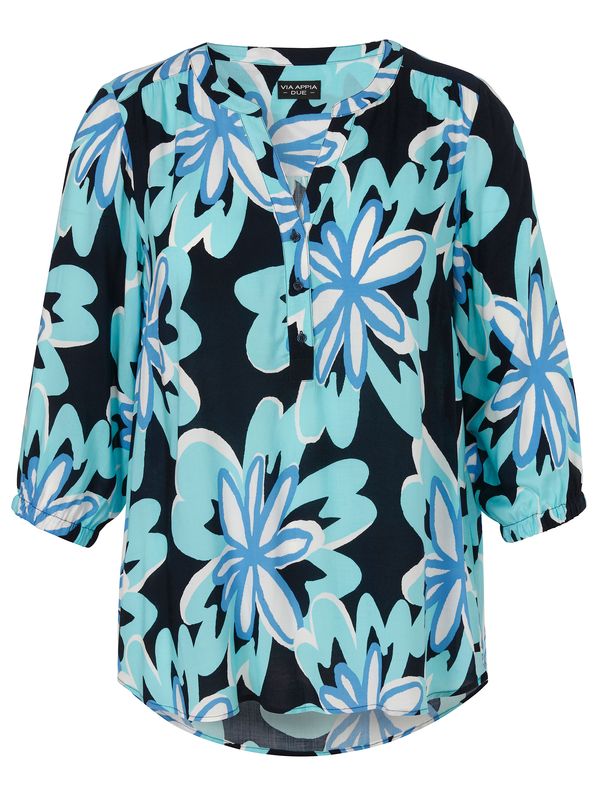 Via Appia Due Tuniek V-hals 3/4 mouw Marine 2622970