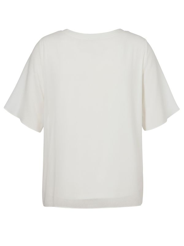 Via Appia Due Blouse ronde hals Ecru 2622720