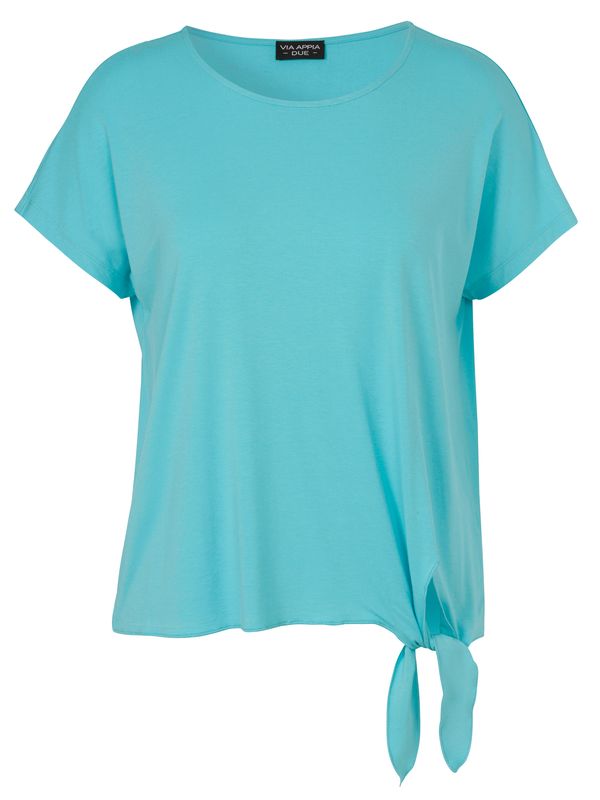 Via Appia Due T-shirt ronde hals Aqua 2622770