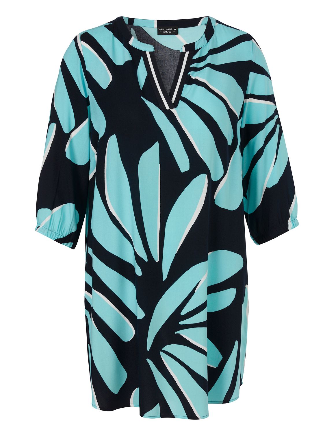 Via Appia Due Jurk V-hals 3/4 mouw Marine 2622980