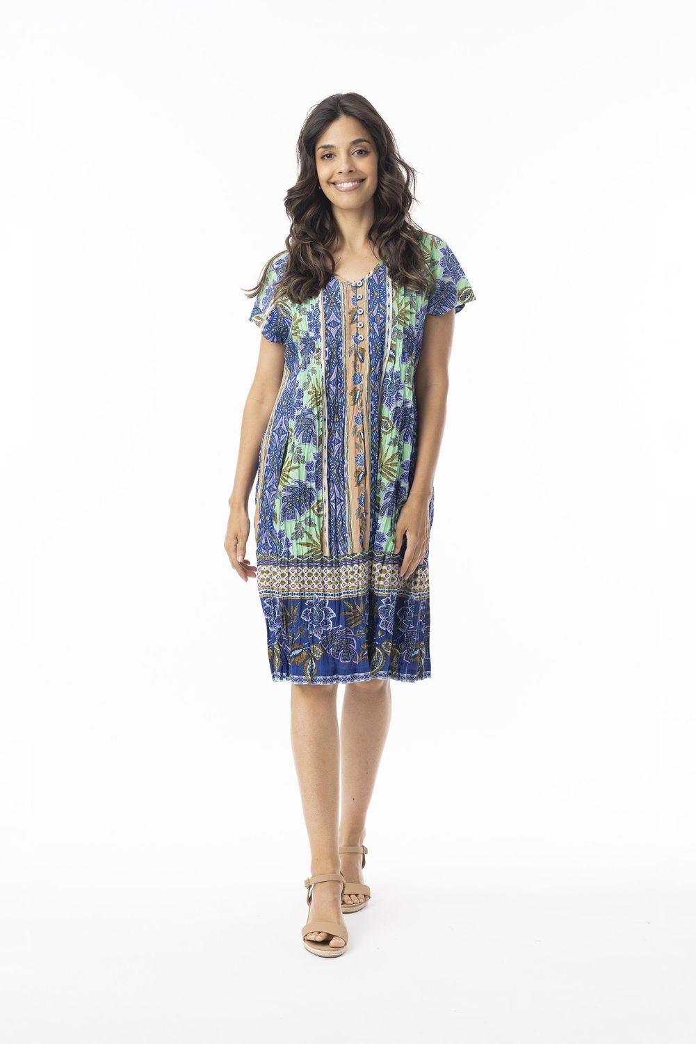 Orientique Las Cuevas Jurk Ezy Fit Print 20117