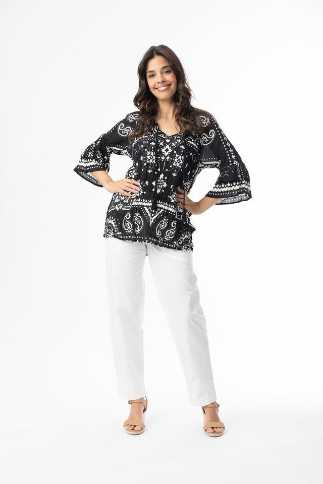 Orientique Boho Topa Shape 1 Bandana Black 82226