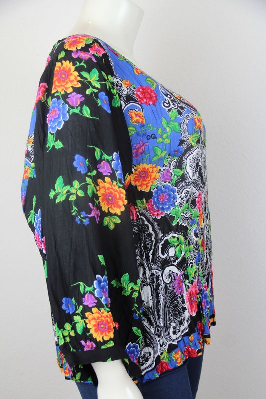 Orientique Boho Topa Shape 4 Paisley Panel Black 82229
